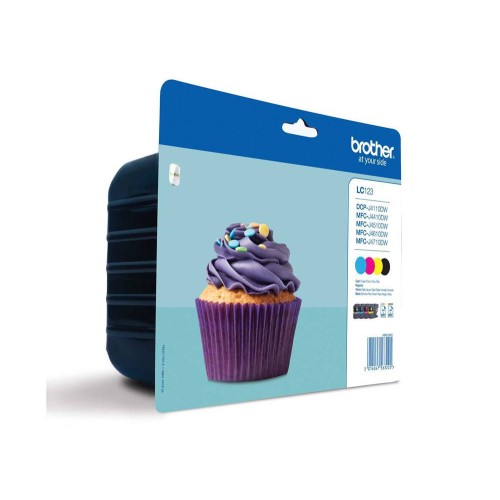 Brother Compatible LC123 Multipack Ink Cartridges – multi-pack, standard yield