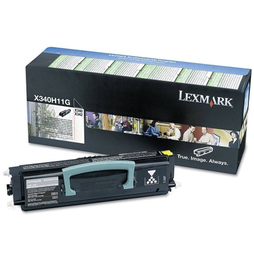Lexmark Toner X342 X340H11E 6K high-yield black toner for X342 series printers
