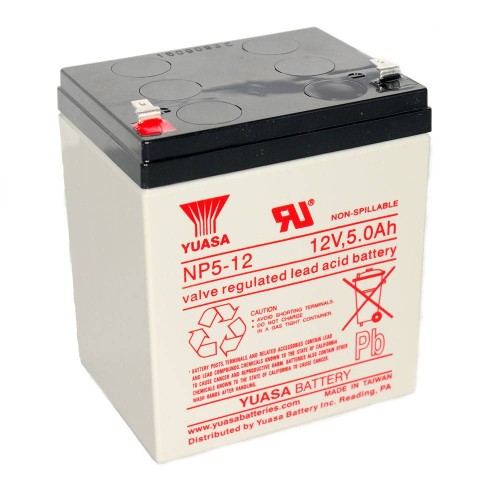 Yuasa Battery 12V/5Ahr – sealed lead acid rechargeable battery