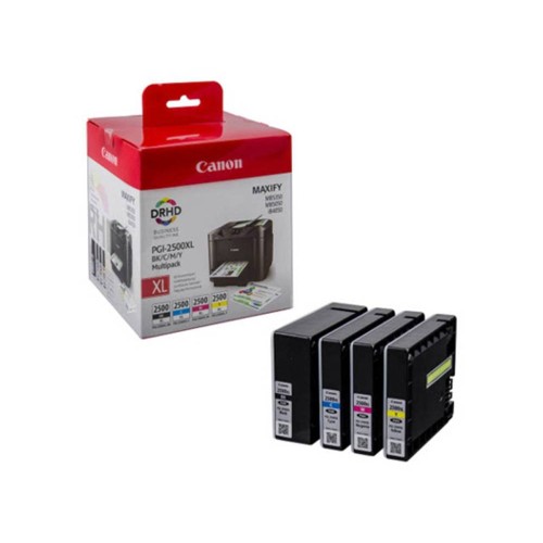 Canon Compatible Ink Cartridge Pgi-2500Xl Multi (Y/C/M/B) – multi color ink cartridge XL