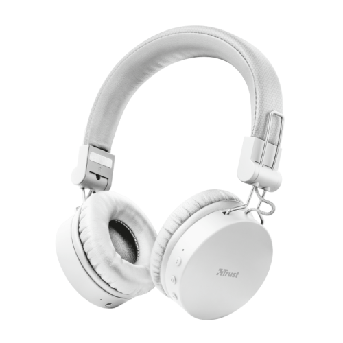 Trust Tones Bluetooth Headphones Wireless White Trs23909