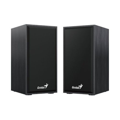 Genius Speakers Black 6W SPHF180/BLK compact stereo speakers with 6W output
