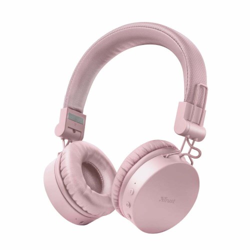 Trust Tones Bluetooth Headphones Wireless Pink Trs23910