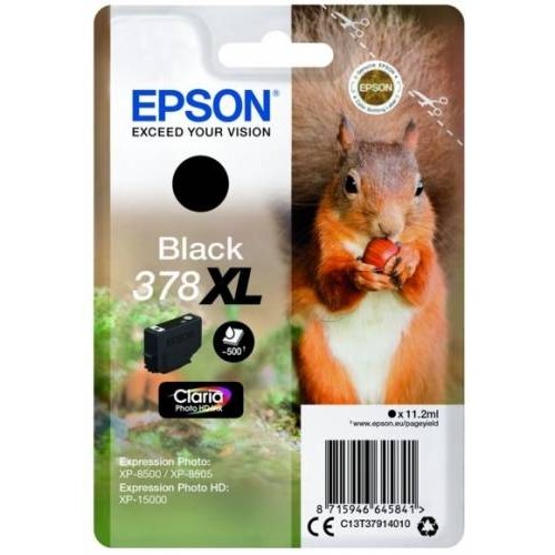 Epson Ink Cartridge T3791 Black – photo black ink for Expression Premium series