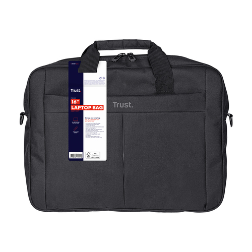 Trust Notebook Bag Topload 16 & Primo 21551 – notebook bag, fits up to 16", padded, lightweight