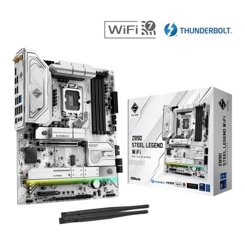 Asrock Z890 Steel Legend WiFi – motherboard, Z890 chipset, Steel Legend, Wi-Fi 6E