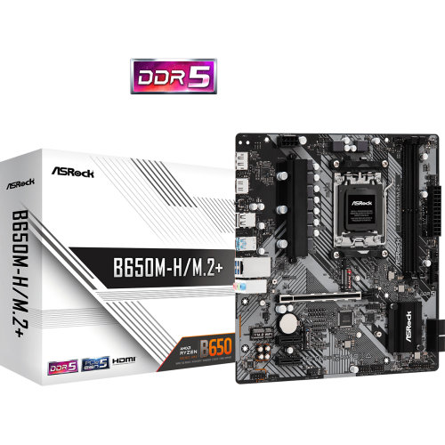 Asrock B650M-H/M.2+ – mATX motherboard