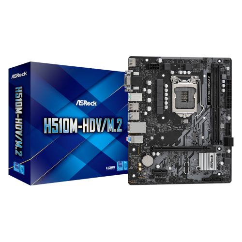 Asrock H510M-HDV/M.2 – mATX, M.2