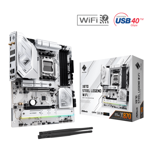 Asrock X870 Steel Legend WiFi – Wi-Fi 6 motherboard