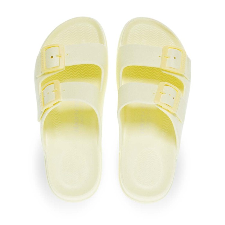 Parex Yellow Women's Beach Flip Flops With 2 Luofu S024 (11829034) 37