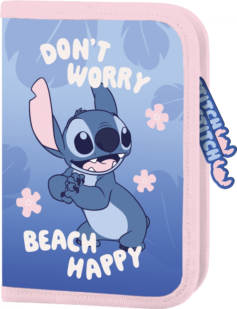 pencil case  DON’T WORRY BEACH HAPPY  LILO & STITCH"