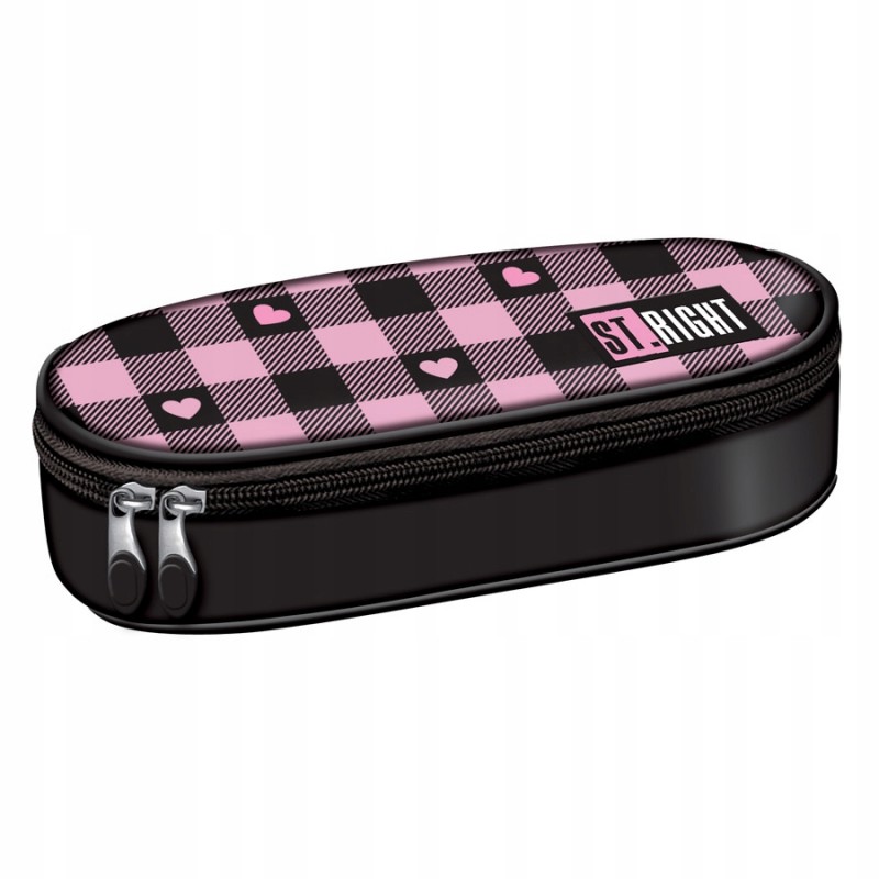 PENCIL CASE PINK CHECKERED