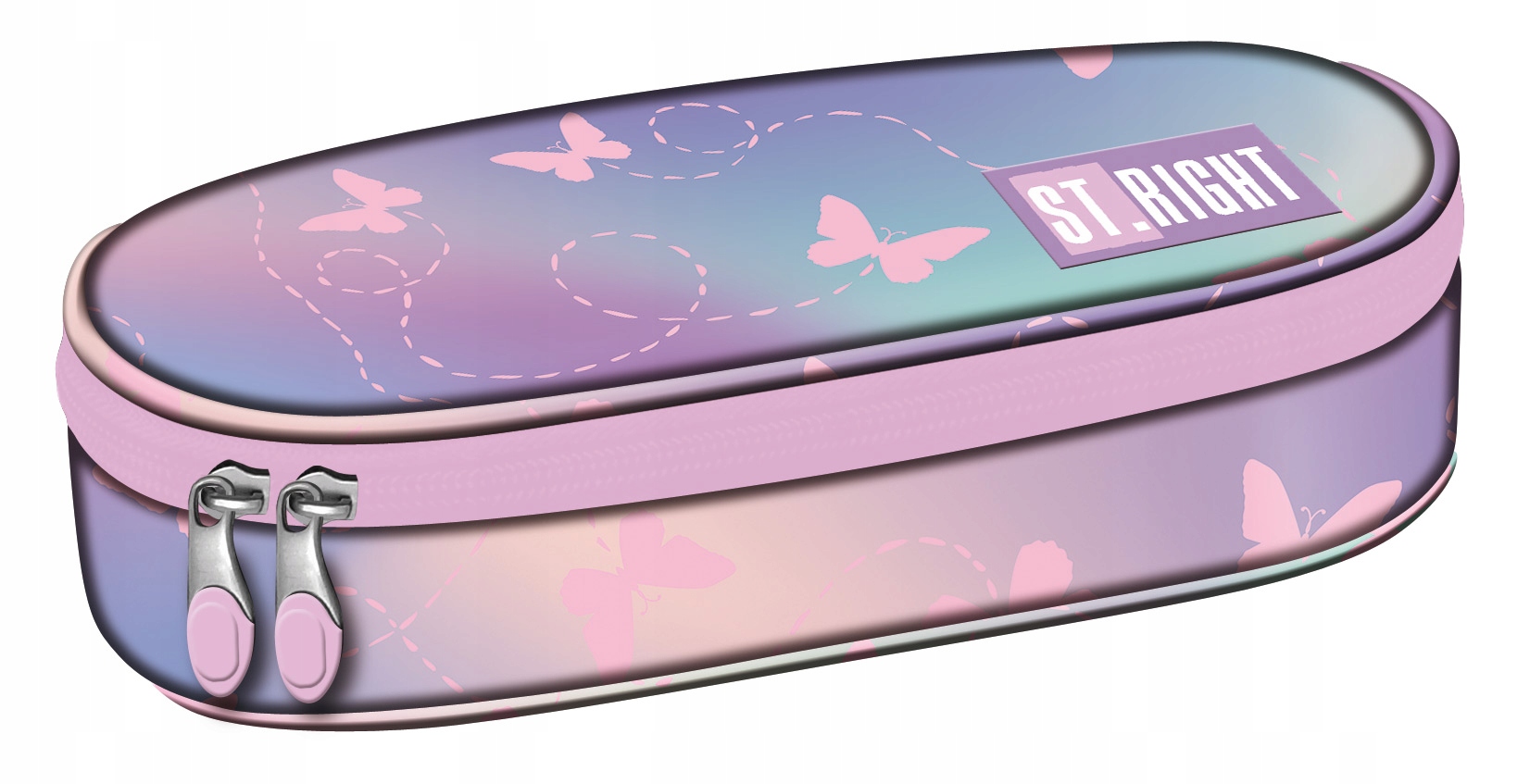 PENCIL CASE PINK BUTTERFLIES