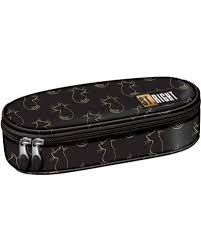 PENCIL CASE GOLD CATS
