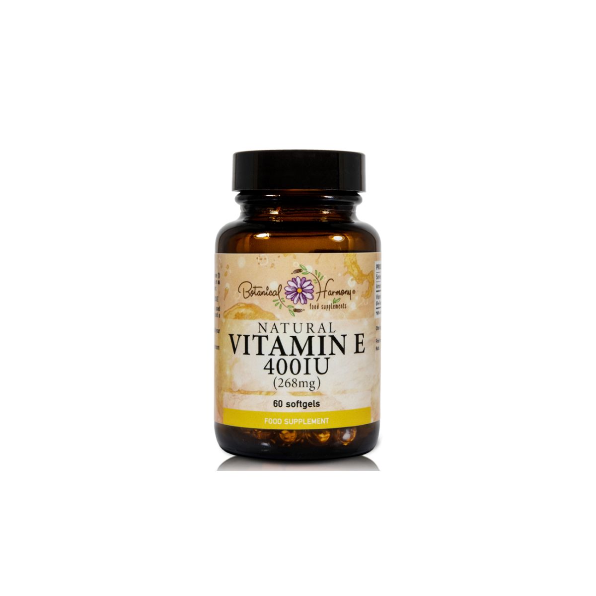 Botanical Harmony Vitamin E 400Iu 268Mg 60 Softgels