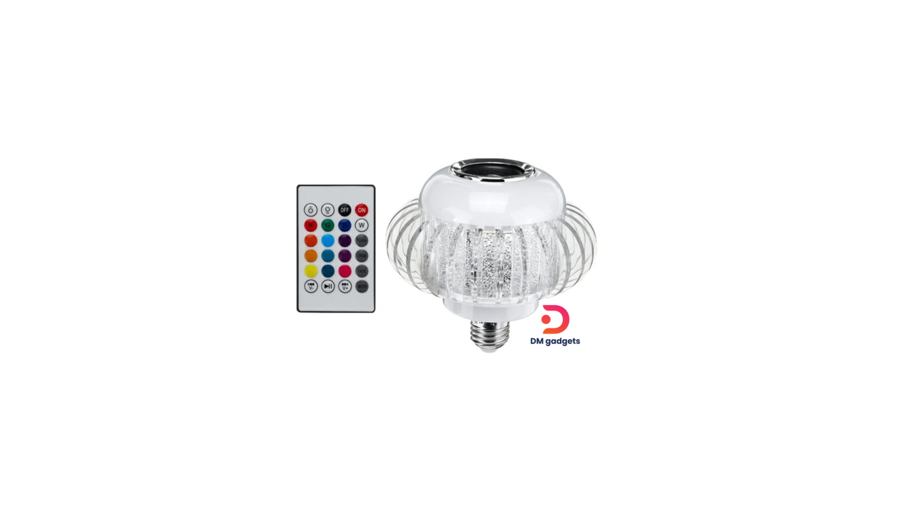 #460B#DM®DL-1 RGB Photorythmic music light lamp 6W with Bluetooth speaker