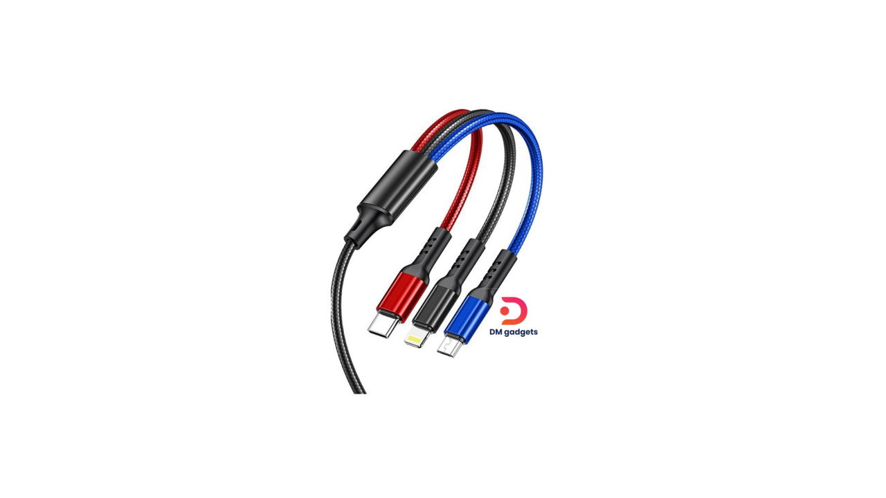 #354D#AWEI®CL-971 3-in-1 charging & data cable – Fast Charge – 1.2m
