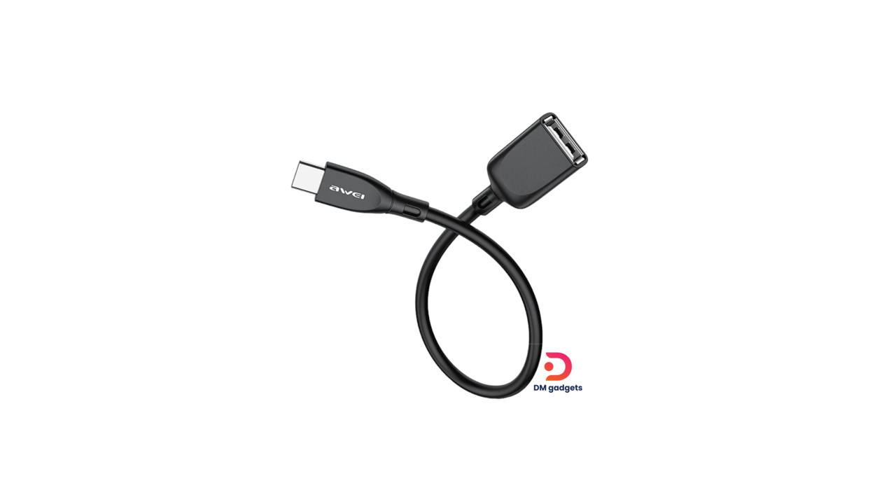 #035A#AWEI®CL-14 OTG Adapter Type-C to USB-A female -Black