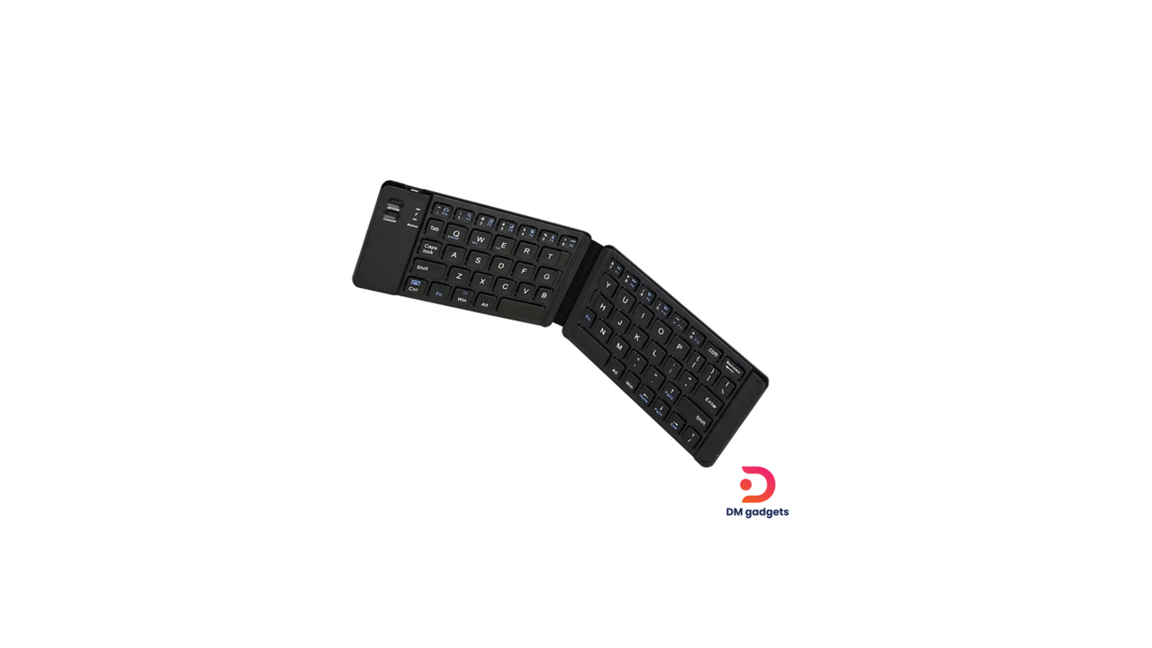 #435E#AOAS®A-1006 Folding wireless keyboard for Android-Ios-Windows-Black