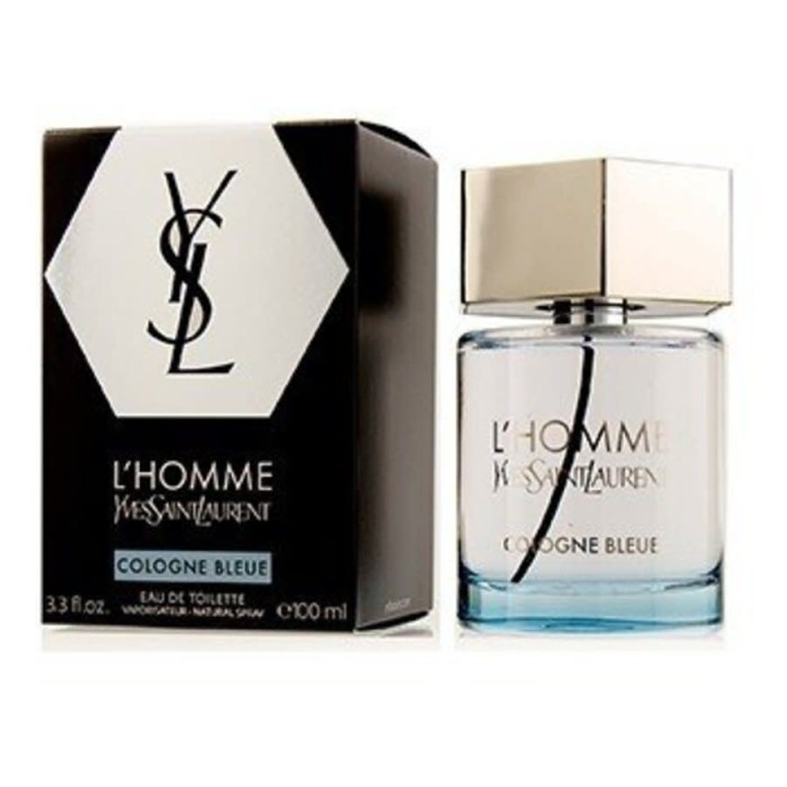 YVES SAINT LAURENT L'HOMME COLOGNE BLEUE EDT 100ML – men's perfume spray