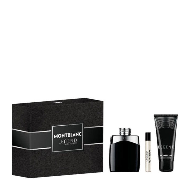 Montblanc Legend 100ml + 7.5ml + Shower Gel – men’s perfume gift set