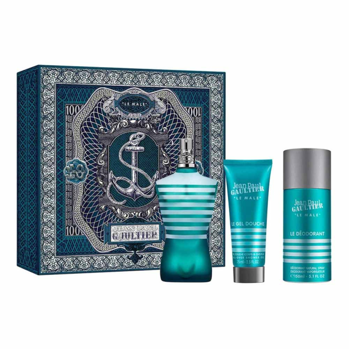 Jean Paul Gaultier Men's Le Male Gift Set of men’s perfumes