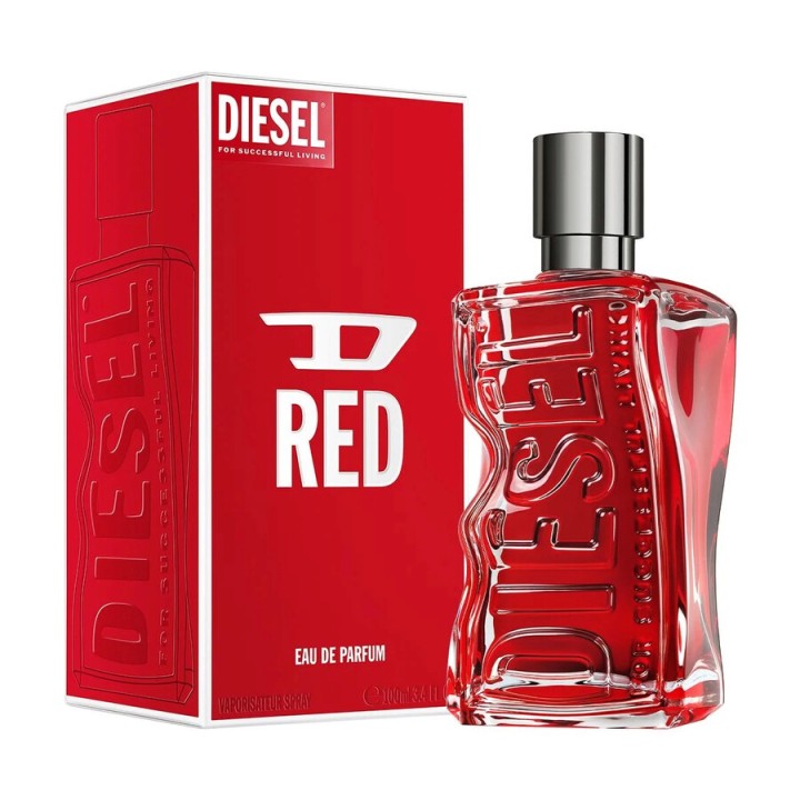Diesel D Red Eau de Parfum 100ml – men's perfume spray