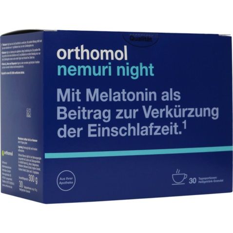 Orthomol Nemuri Night Hot Powder – sleep aid, powder