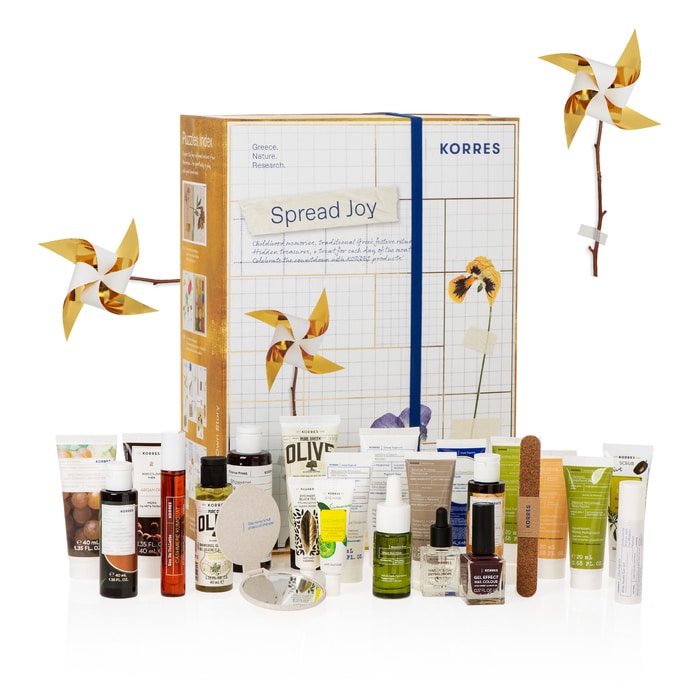 Korres Limited Edition Advent Calendar 2024 Spread Joy, 24 cosmetic products