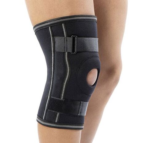 Knee Brace with Metal Supports -0023- Medium (30-34) Black Anatomic Help – back support, medium, metallic reinforcement