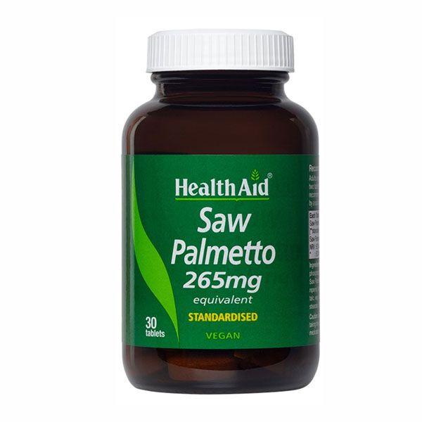 Health Aid Saw Palmetto 265mg TBS30 – herbal supplement, prostate support