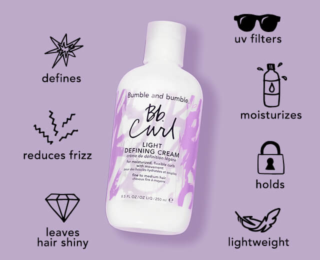 Bumble and Bumble Curl Light Defining Cream 250ml – curl defining cream, light hold, hair styling