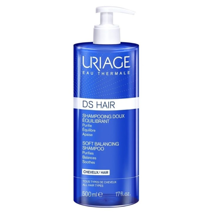 Uriage DS Hair Balancing Shampoo 500ml – shampoo, scalp care