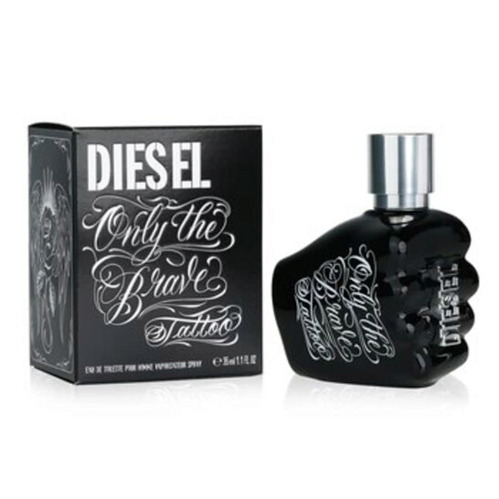 Diesel Only The Brave Tattoo Eau de Toilette 35ml – men's perfume spray, tattoo perfume
