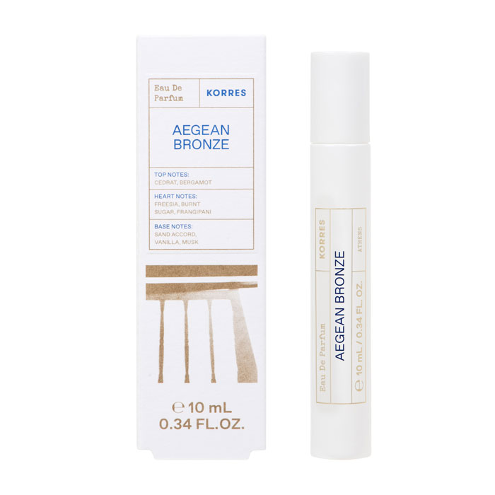 Korres Aegean Bronze Eau de Parfum 10ml – exotic perfume, Men's scent, refreshing, luxury perfume