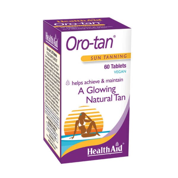 Health Aid Oro Tan Tabs – tanning supplement, skin, vitamin D