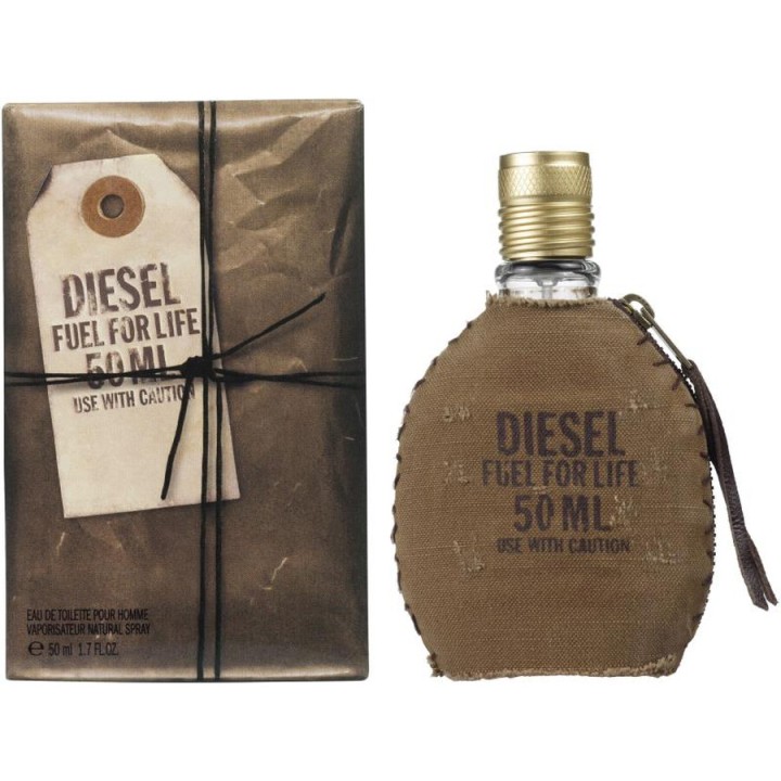 Diesel Fuel for Life Men Eau de Toilette 50ml – men's perfume spray, energizing scent