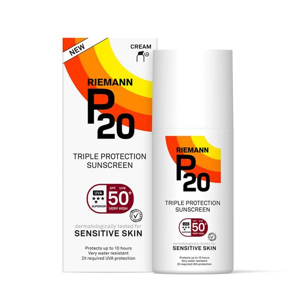P 20 SPF 50+ Sensitive Skin 100ml Cream – sunscreen, skin protection