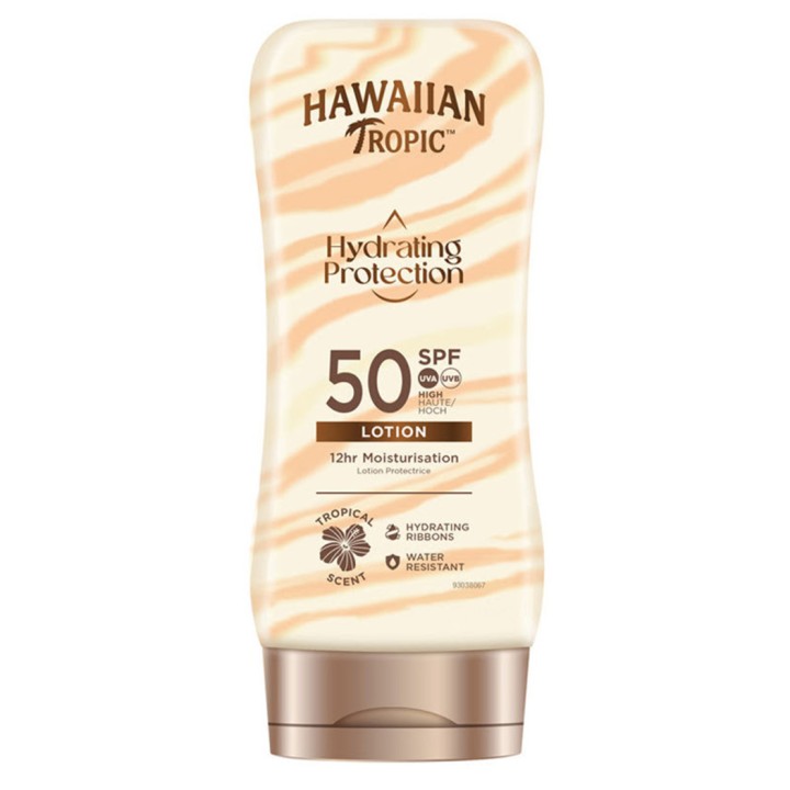 Hawaiian Tropic Silk Hydrat Lotion SPF50 180ml – sunscreen, moisturizing, SPF50