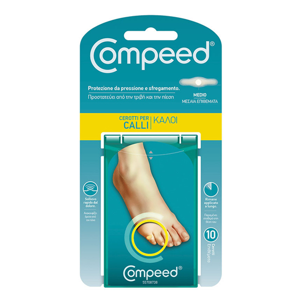 Compeed Plast Callus Medium 10 – callus treatment, plasters, medium size