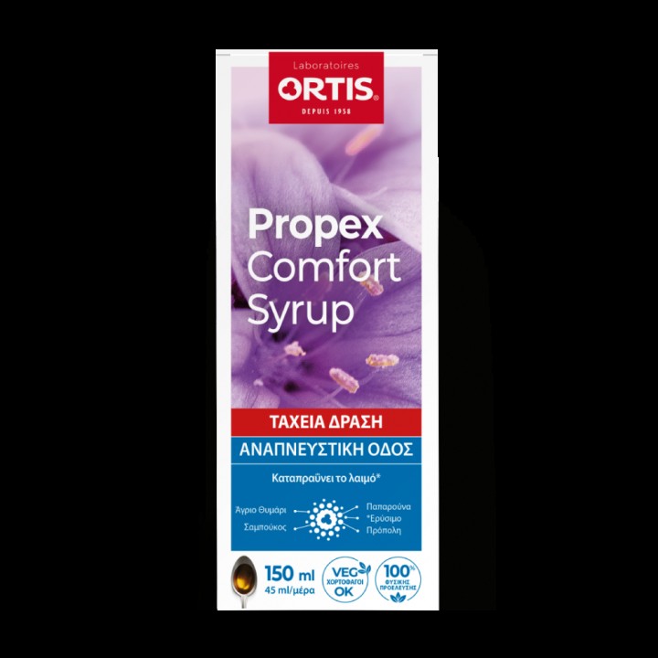 Ortis Propex Comfort 150ml – throat syrup, comfort