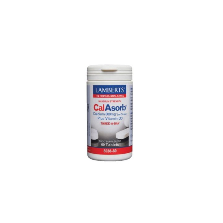 Lamberts Calasorb Calcium 60 Tablets – calcium supplement, 60 tablets