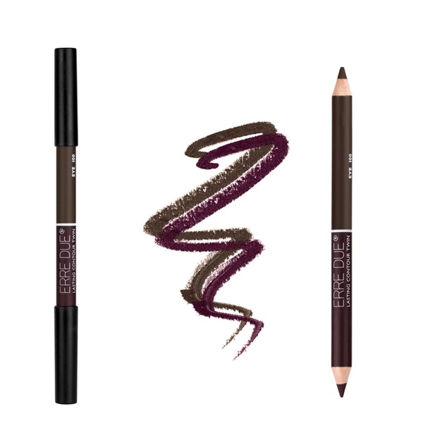 Erre Due Lasting Contour Twin Eye Pencil 100 – eye pencil, dual-tip, long-lasting
