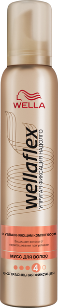 Wellaflex F/ness F Thin Mousse 200ml – hair mousse, volume boost