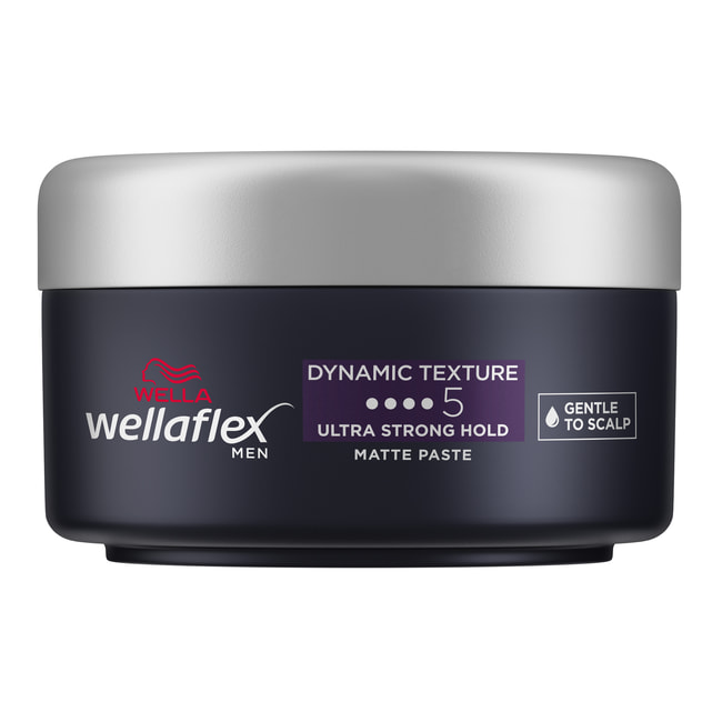 Wellaflex Clay Matt Paste 75ml – hair paste, matte finish