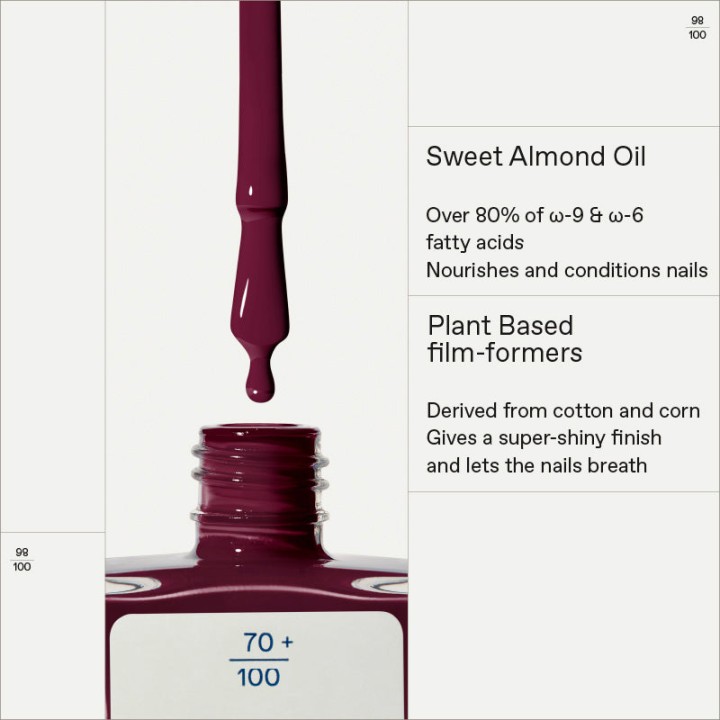Korres Nail Polish Burgundy Red 59 11ml