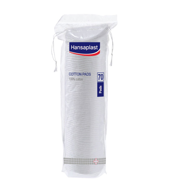 Hansaplast Cotton Pads 70pcs – cotton pads, skincare, makeup removal