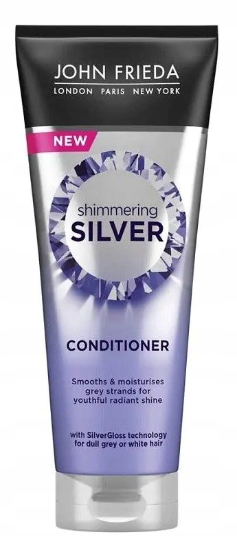 John Frieda Shimmering Silver Conditioner 250ml – silver tone-enhancing hair conditioner
