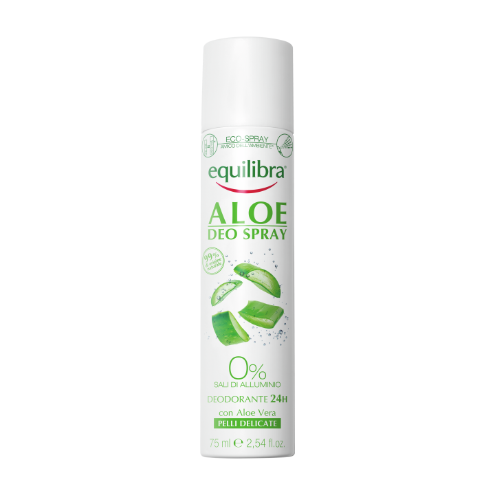 Equilibra Aloe Deodorant Spray 75ml – deodorant, aloe vera, refreshing spray