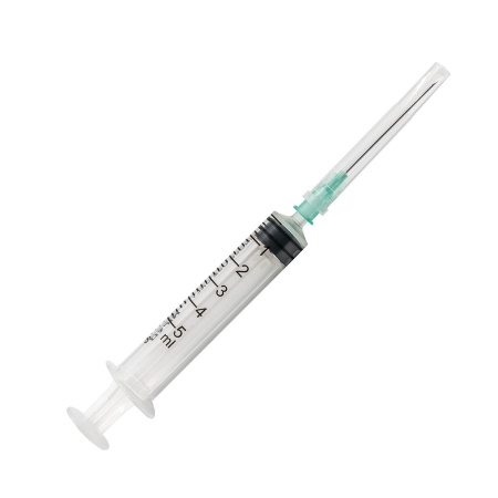 Syringe with Needle 5ml 21G Box Konnari Nipro – syringe, medical use